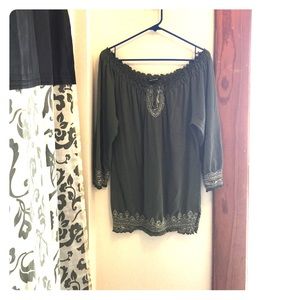 Lucky Brand 3/4 sleeve shirt