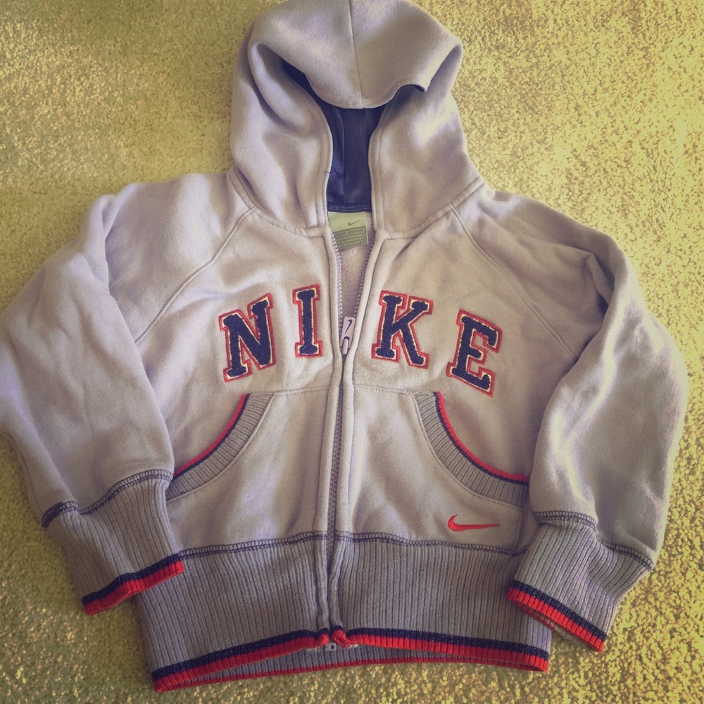 Nike zip-up girls sweatshirt
