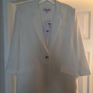 Elizabeth and James while blazer