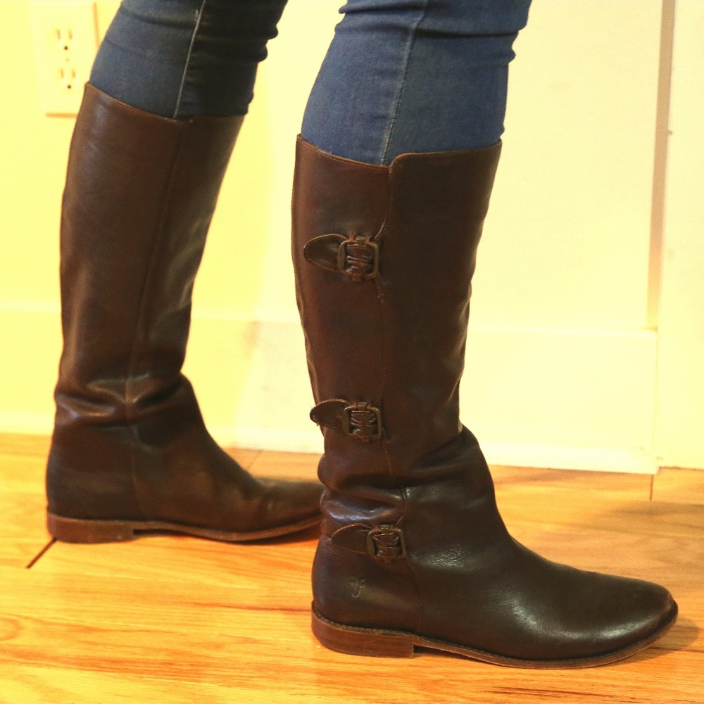 Frye Tall Brown Boots