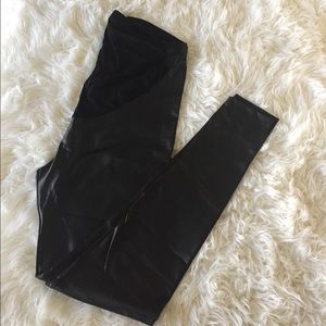 ASOS MATERNITY VEGAN LEATHERETTE LEGGINGS