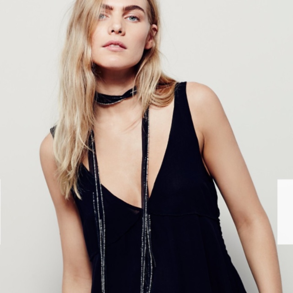 🎁🎁Chan Luu skinny chain fringe scarf!