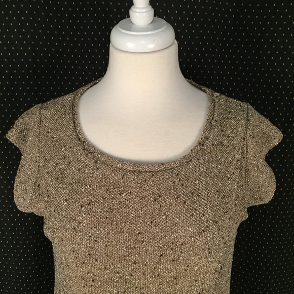 4/$20 Peck & Peck Classic Tweed Top Size S - Picture 2 of 6