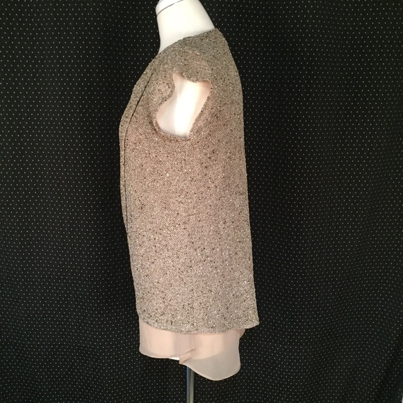 4/$20 Peck & Peck Classic Tweed Top Size S - Picture 3 of 6