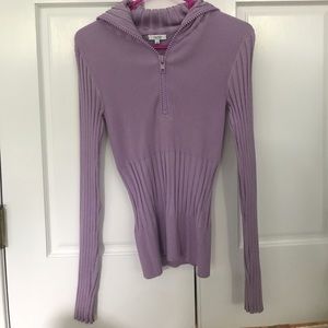 Lavender Caché Zip-up