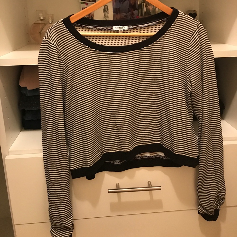 Splendid, long sleeve extra small crop top