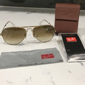 Authentic Foldable RayBan Aviators- Unisex