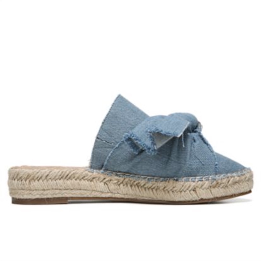 Same Edelman denim slides NEVER WORN