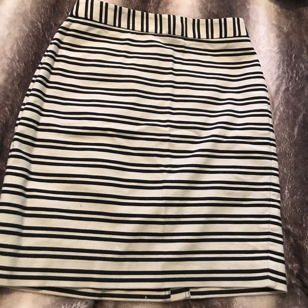 Ann Taylor loft striped pencil skirt