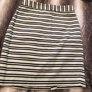 Ann Taylor loft striped pencil skirt