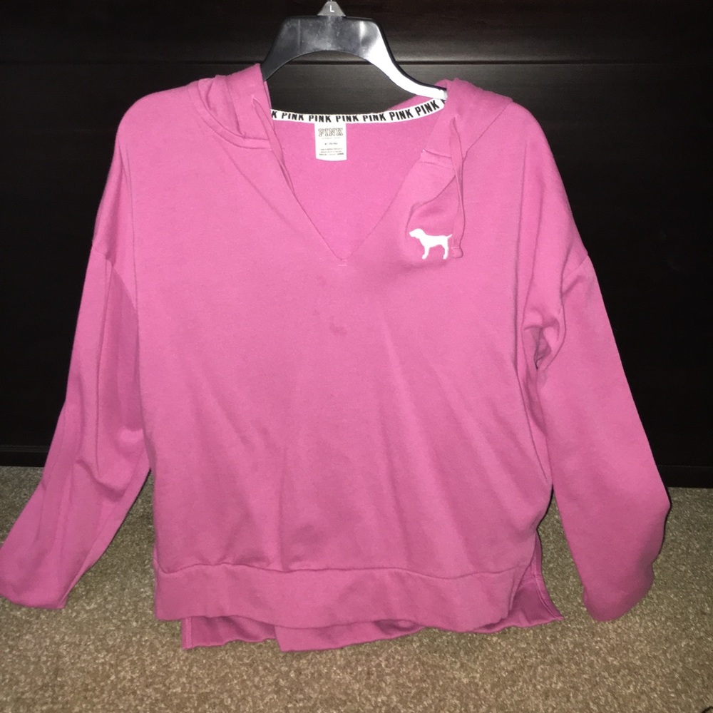 Pink hoodie