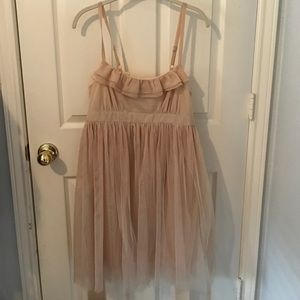 Xhilaration cream colored dress with tutu bottom!
