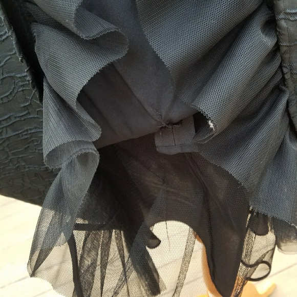 Gorgeous Black BCBG Lace and Tulle Dress - Picture 7 of 8