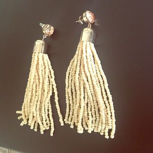 Beaded Tassel Earrings