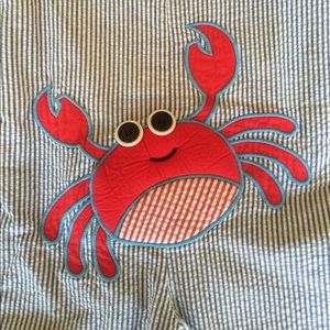 12-18M Mud Pie seersucker overalls