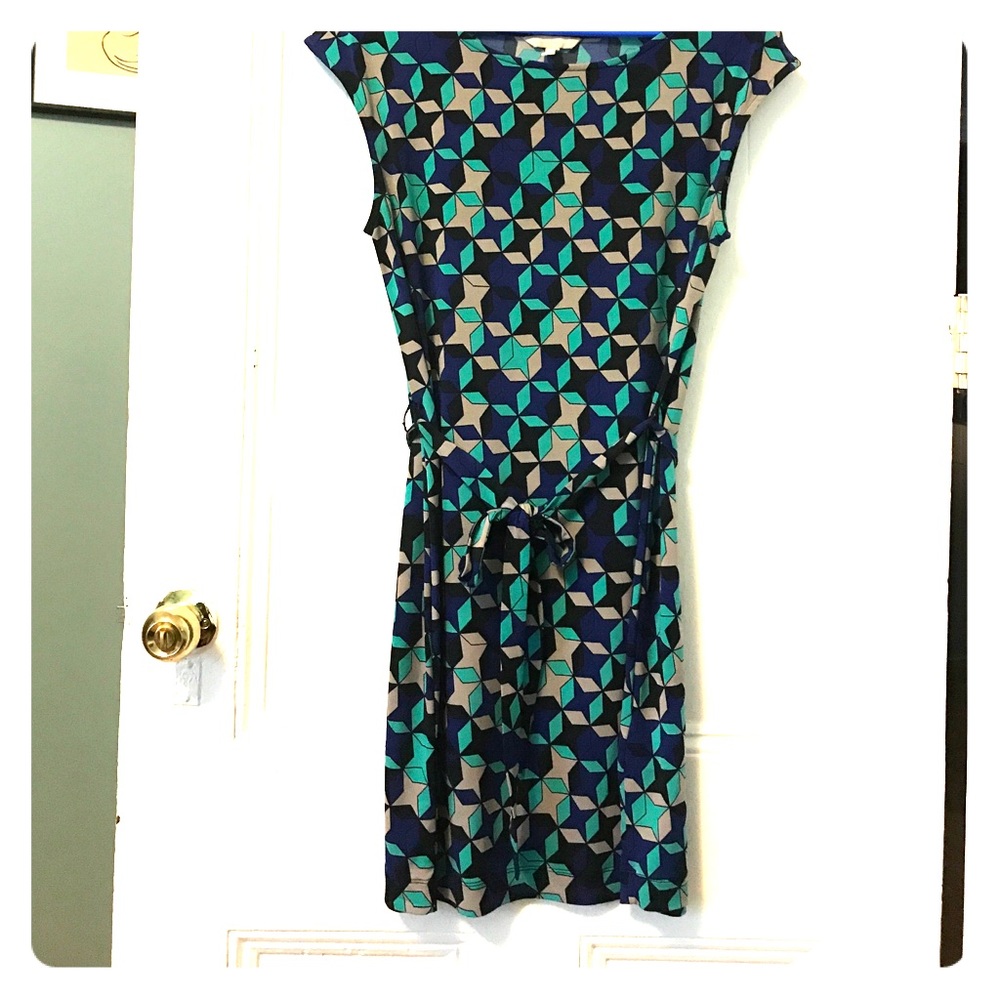 BR Geometric print dress