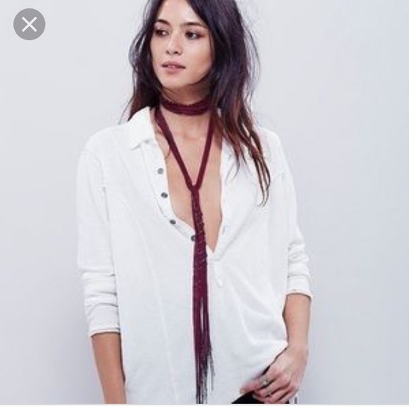 🎁🎄Chan Luu skinny embellished red scarf🎄🎁 - Picture 7 of 7