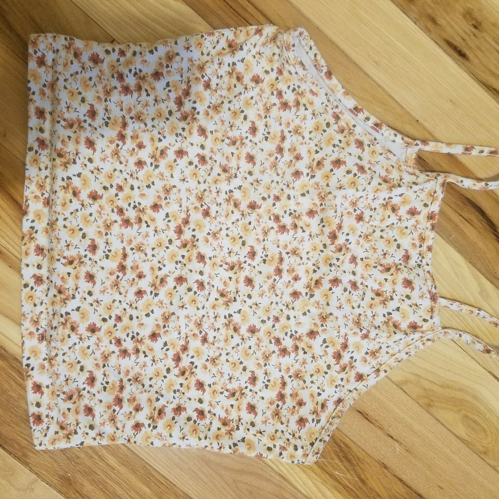 Floral crop top