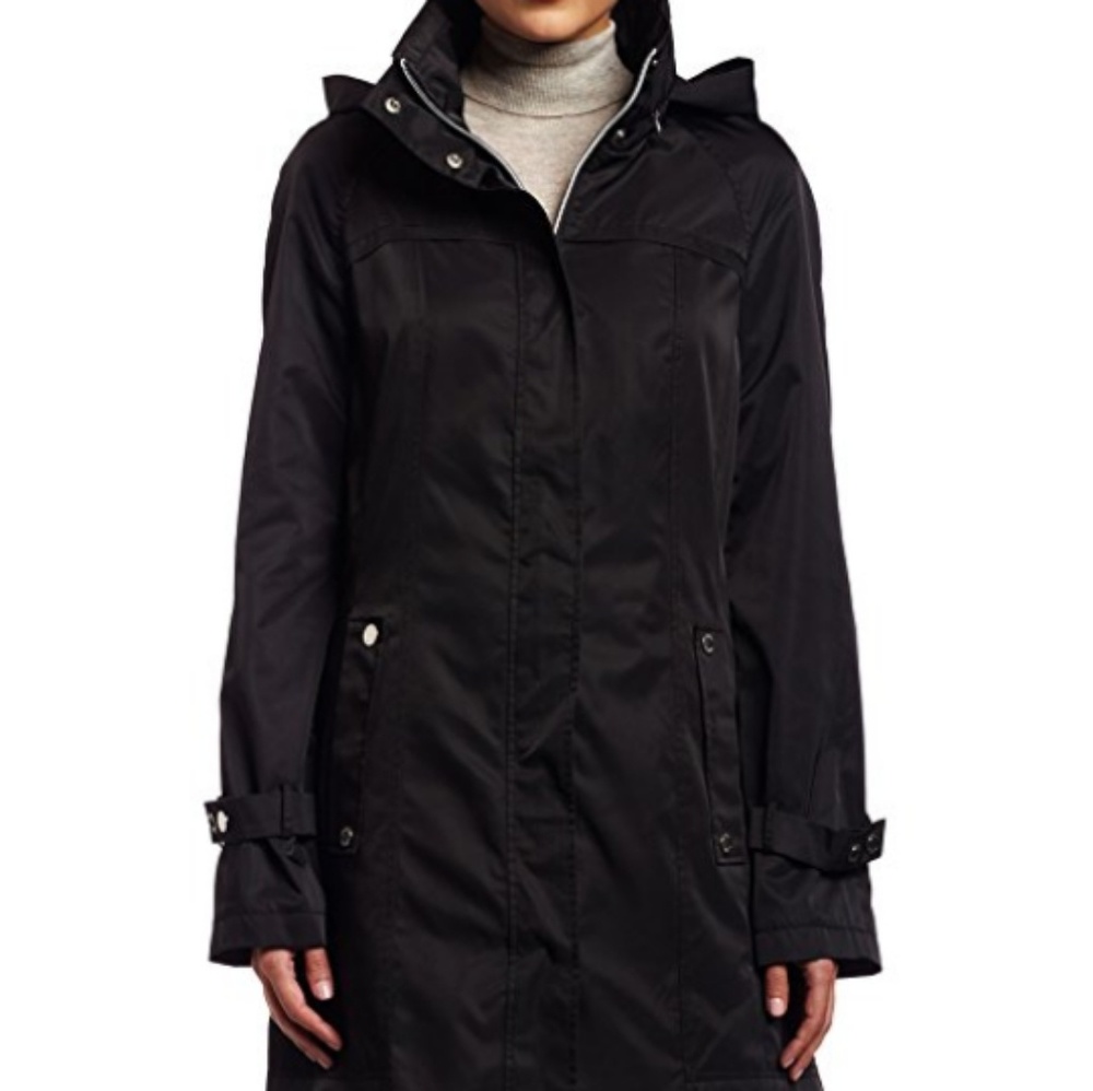 [NWOT] Calvin Klein Hooded Packable Raincoat