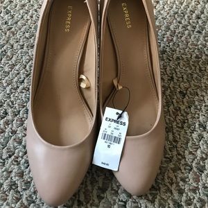 Express nude heels