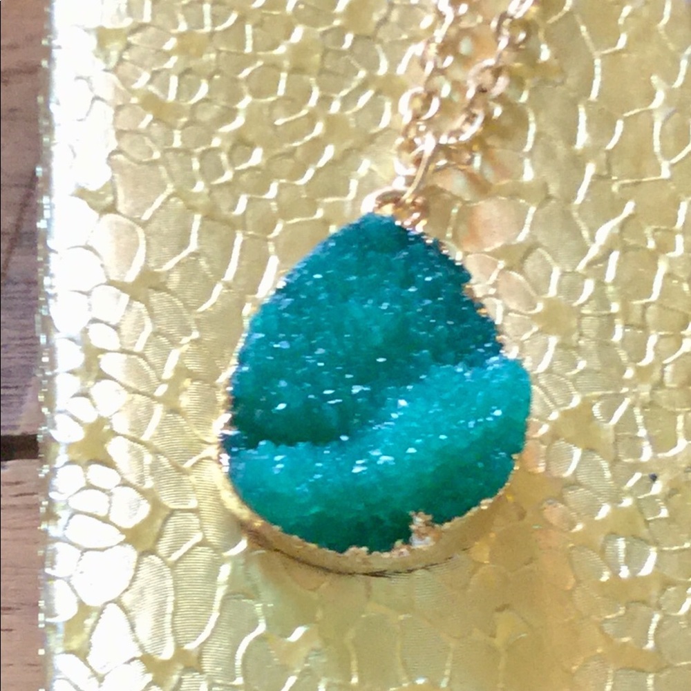 Druzy necklace