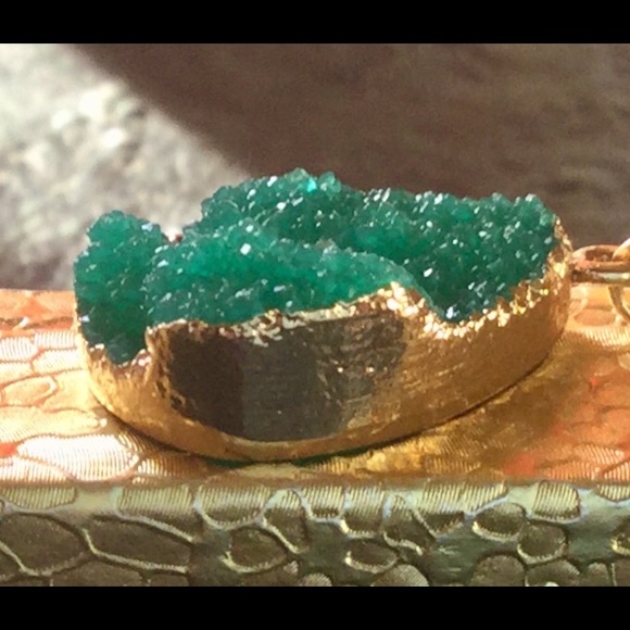 Druzy necklace - Picture 4 of 6