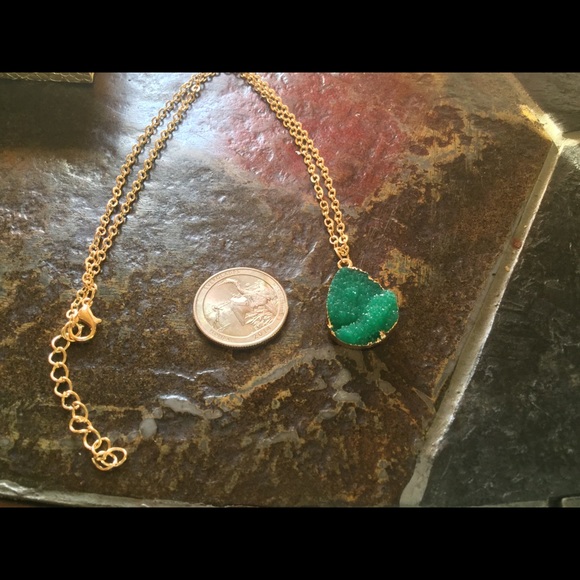 Druzy necklace - Picture 3 of 6