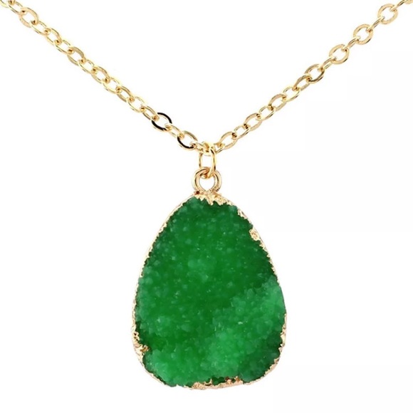 Druzy necklace - Picture 2 of 6