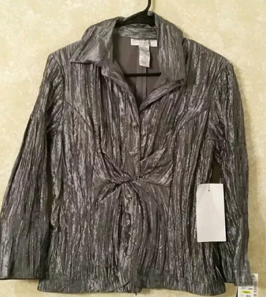 Silver Holiday Top