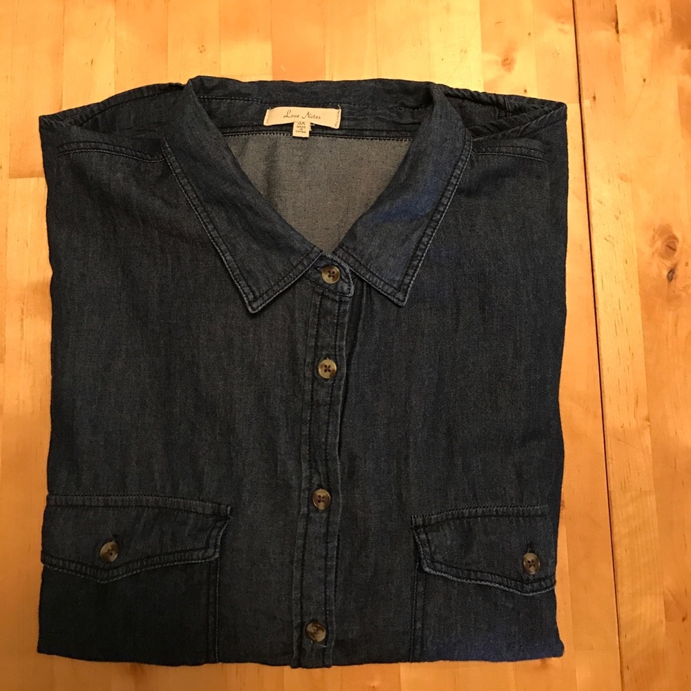 🆕 Dark wash jeans shirt