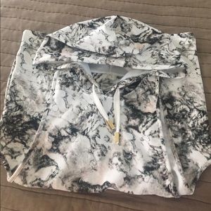 Marble Varley tank hoodie with open back