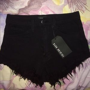 Fashion Nova High Waisted Black Shorts