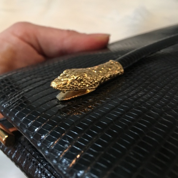 RARE Tom Ford Black Snake East West Clutch - Picture 6 of 8