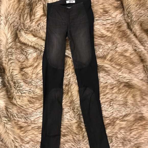 size 24 black jeans