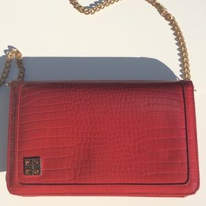 100% Auth Vintage Givenchy Leather Cross Body