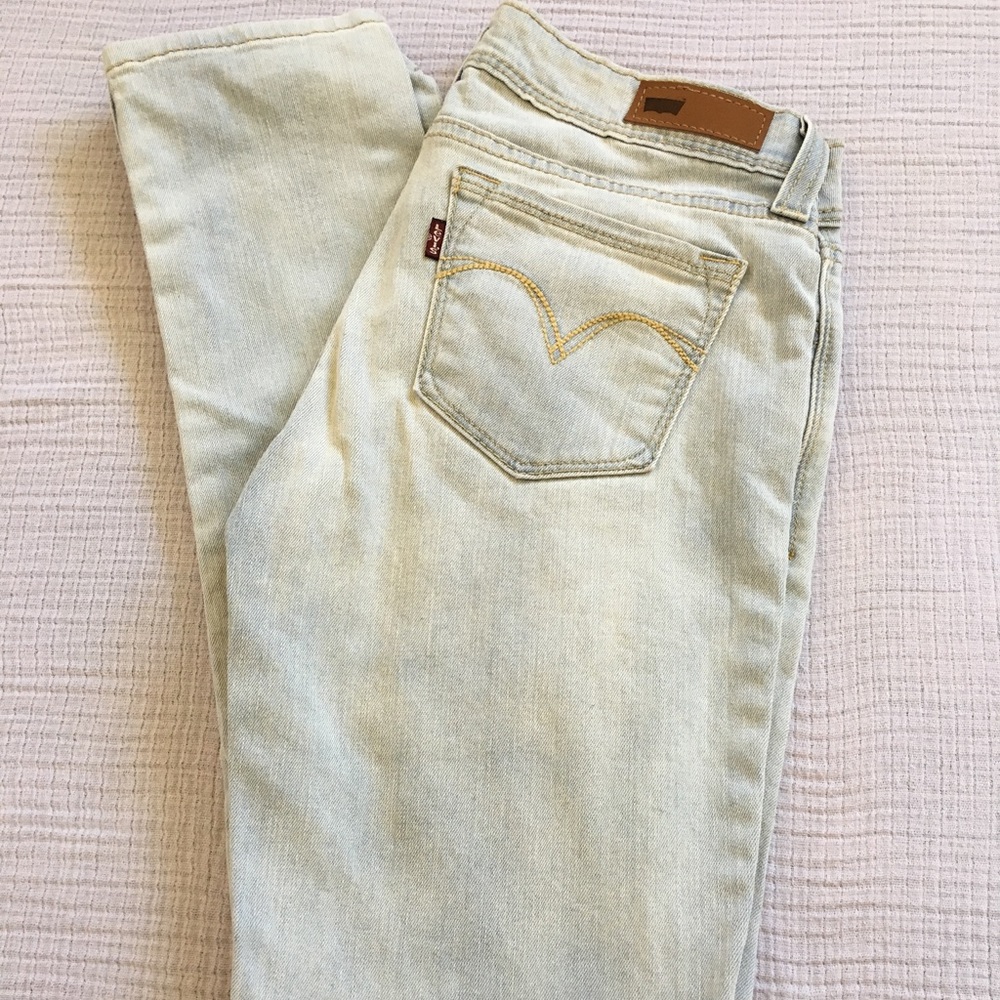 Levi's low rise skinny jeans
