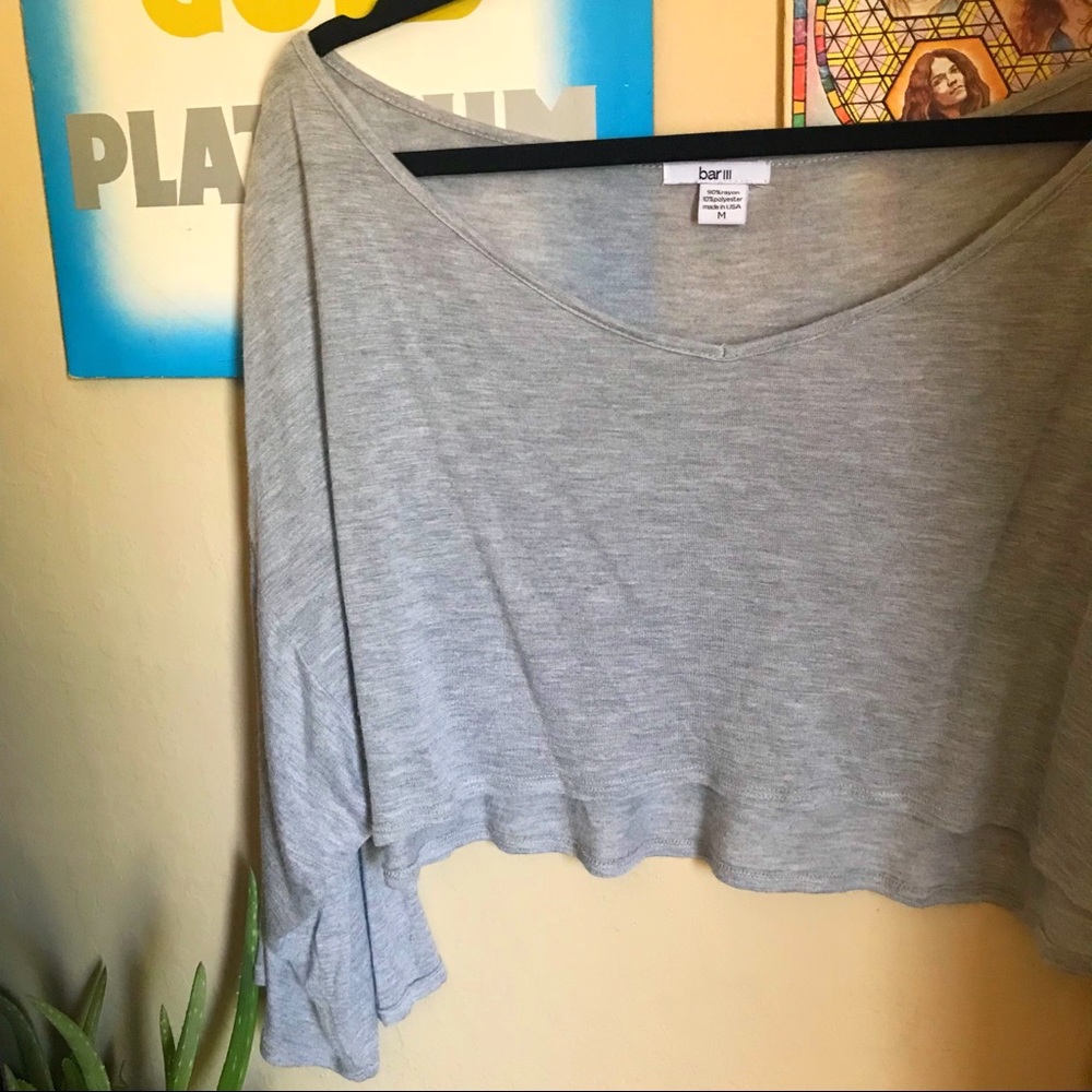 bar iii • Ballet Gray Top