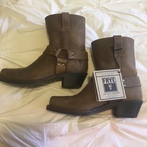 Never worn Frye Harness Boots with tags