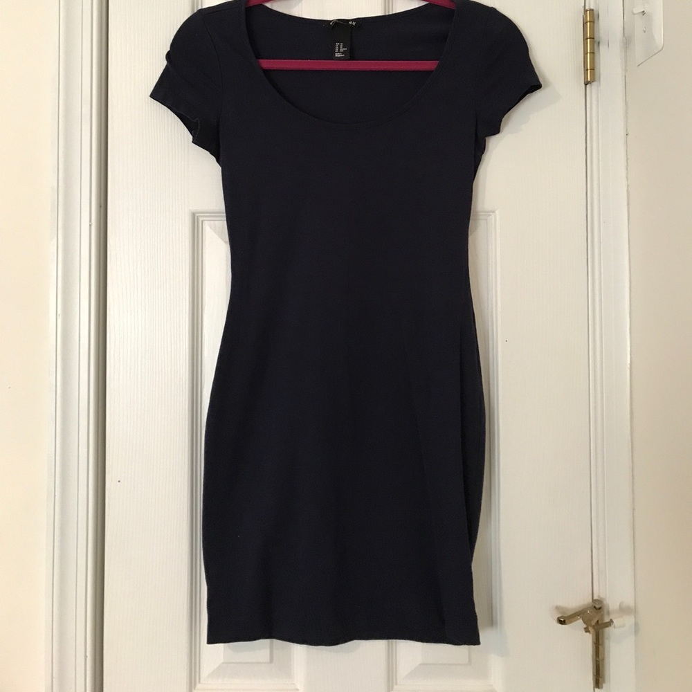Navy Blue Tee Shirt Dress