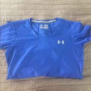 Blue Under Armour tee