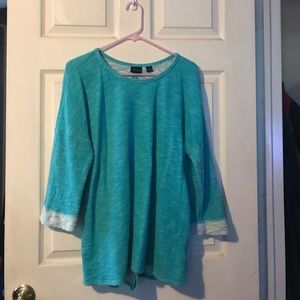 Westbound 100% Cotton 3/4 Sleeve Sweater