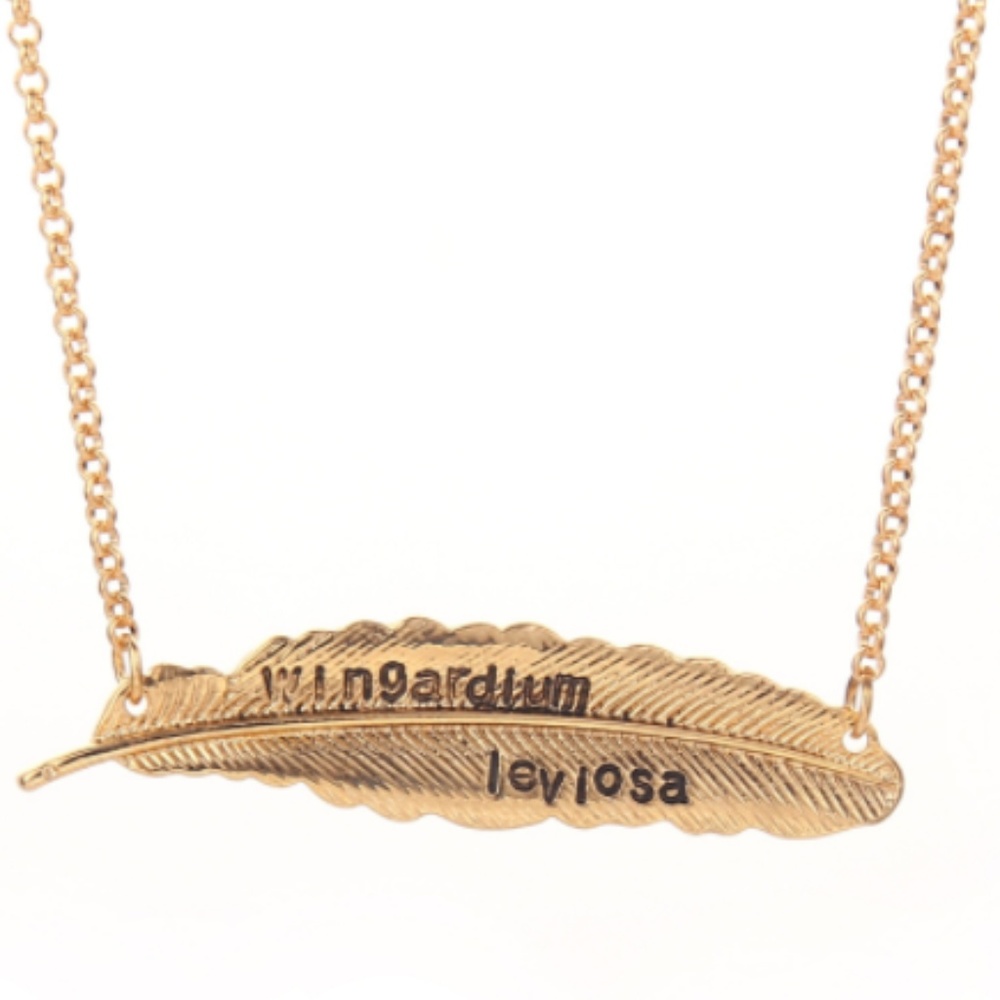 Harry Potter Wingardium Leviosa Feather Necklace