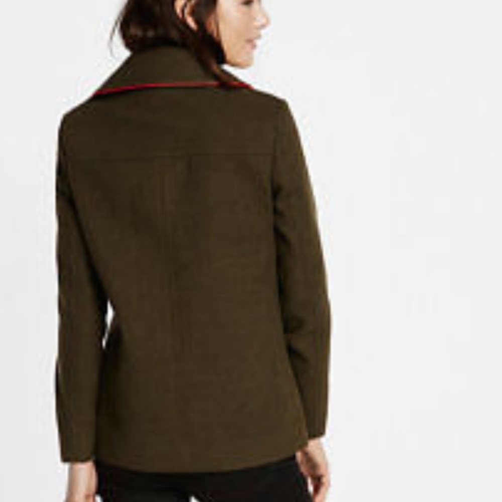 🌲HP🌲EXPRESS Military Peacoat - Picture 4 of 5