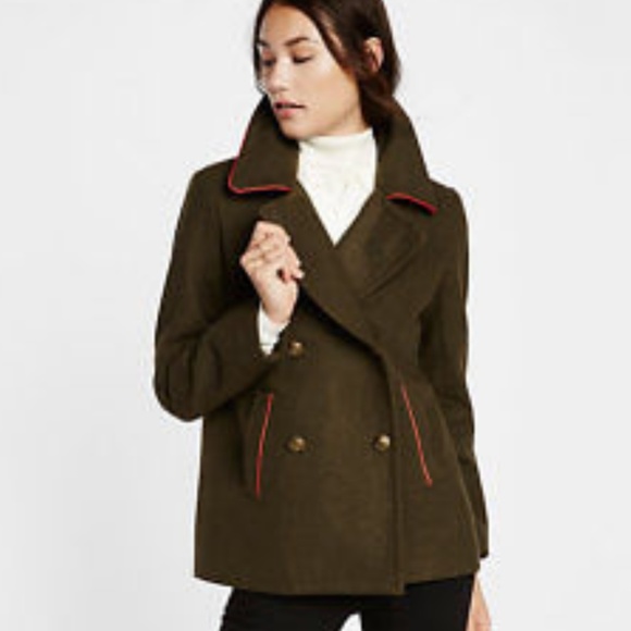 🌲HP🌲EXPRESS Military Peacoat - Picture 3 of 5
