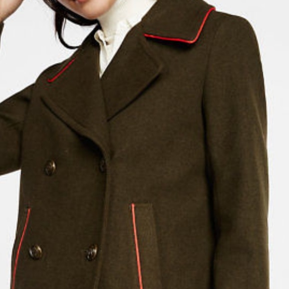 🌲HP🌲EXPRESS Military Peacoat - Picture 2 of 5