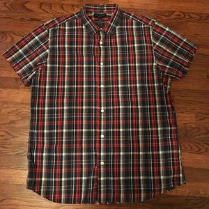 EUC Men’s  Plaid Button-Up