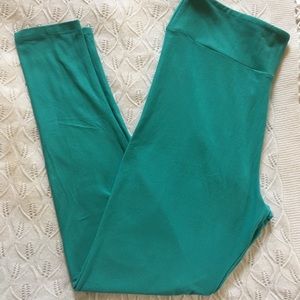 LLR Turquoise leggings EUC