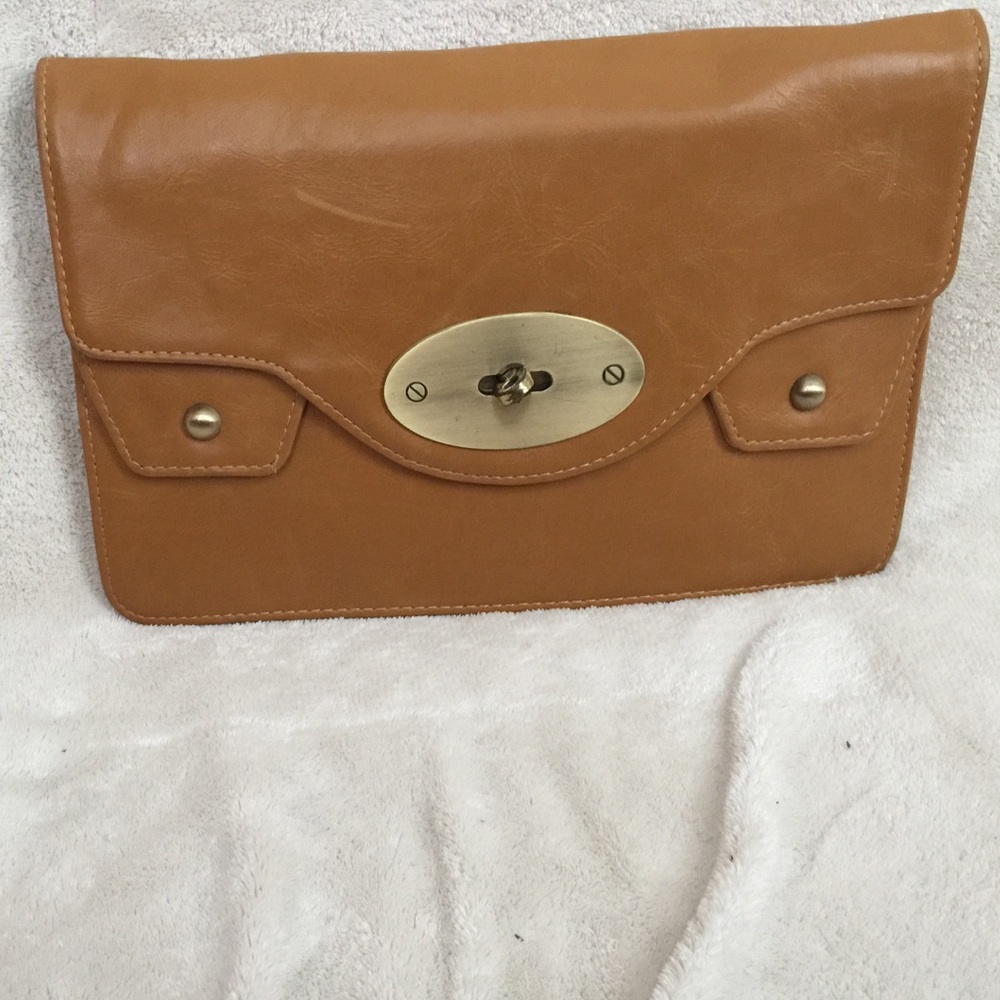 Leather clutch