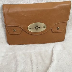 Leather clutch