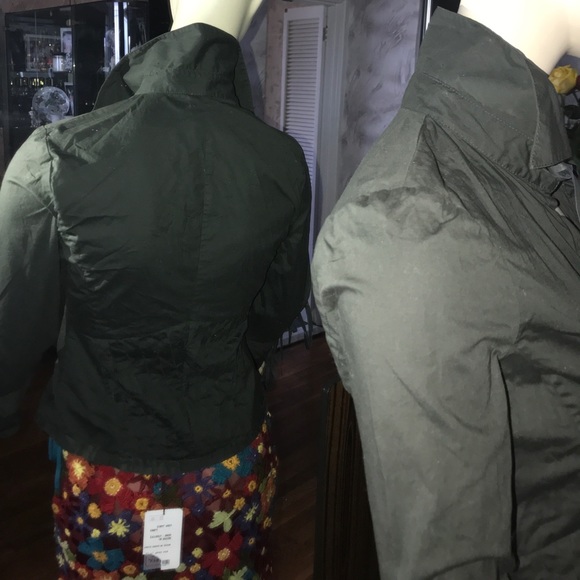 Roberta Scarpa black cotton zip fringe blouse us8 - Picture 7 of 8